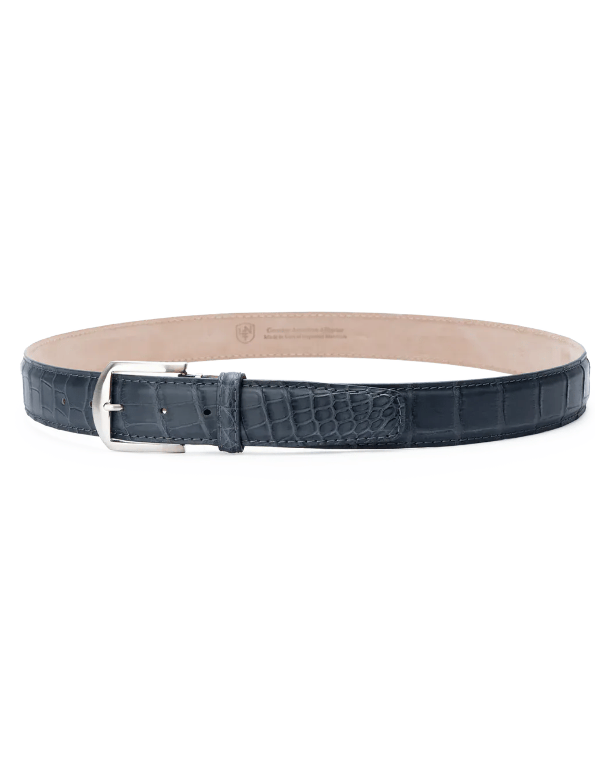 The Luxe Group (LEN) Belt COAL / 40MM American Matte Alligator in Coal
