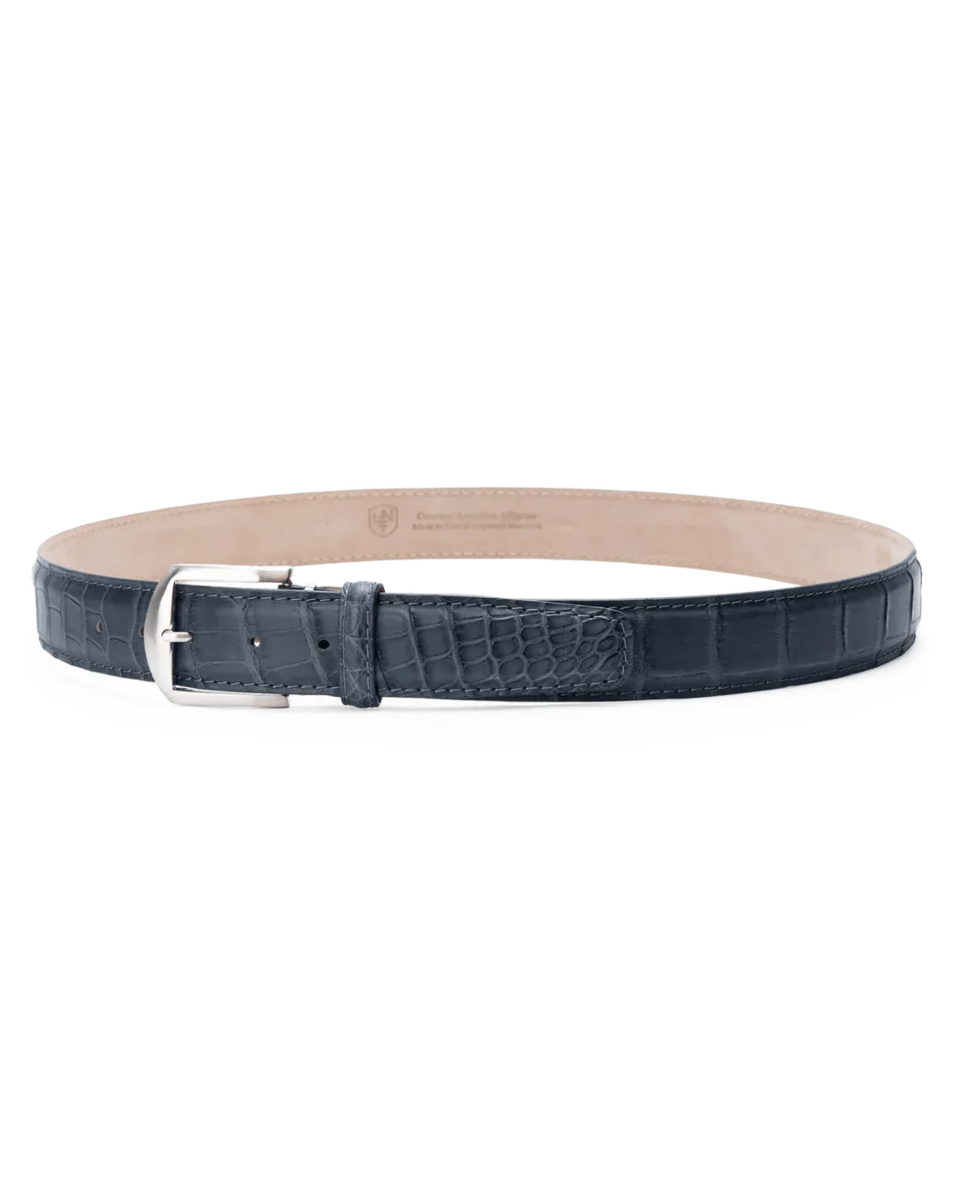 The Luxe Group (LEN) Belt COAL / 40MM American Matte Alligator in Coal