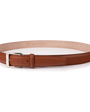The Luxe Group (LEN) Belt COGNAC / 35MM French Pebble Grain Belt