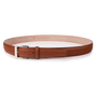 The Luxe Group (LEN) Belt COGNAC / 35MM French Pebble Grain Belt