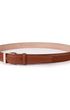 The Luxe Group (LEN) Belt COGNAC / 35MM French Pebble Grain Belt