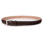 The Luxe Group (LEN) Belt French Pebble Grain - Chocolate