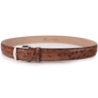 The Luxe Group (LEN) Belt Genuine Ostrich - Tobacco