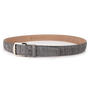The Luxe Group (LEN) Belt GREY / 40MM Buffed American Alligator in Grey