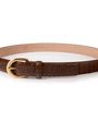 The Luxe Group (LEN) Belt Matte Alligator - Tobacco 35mm