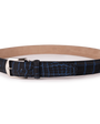 The Luxe Group (LEN) Belt NAVY SAPPHIRE / 40MM Ultra-Matte Two-Tone American Alligator - Navy & Sapphire Blue