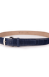 The Luxe Group (LEN) Belt NEW BLUE / 40MM American Alligator in New Blue