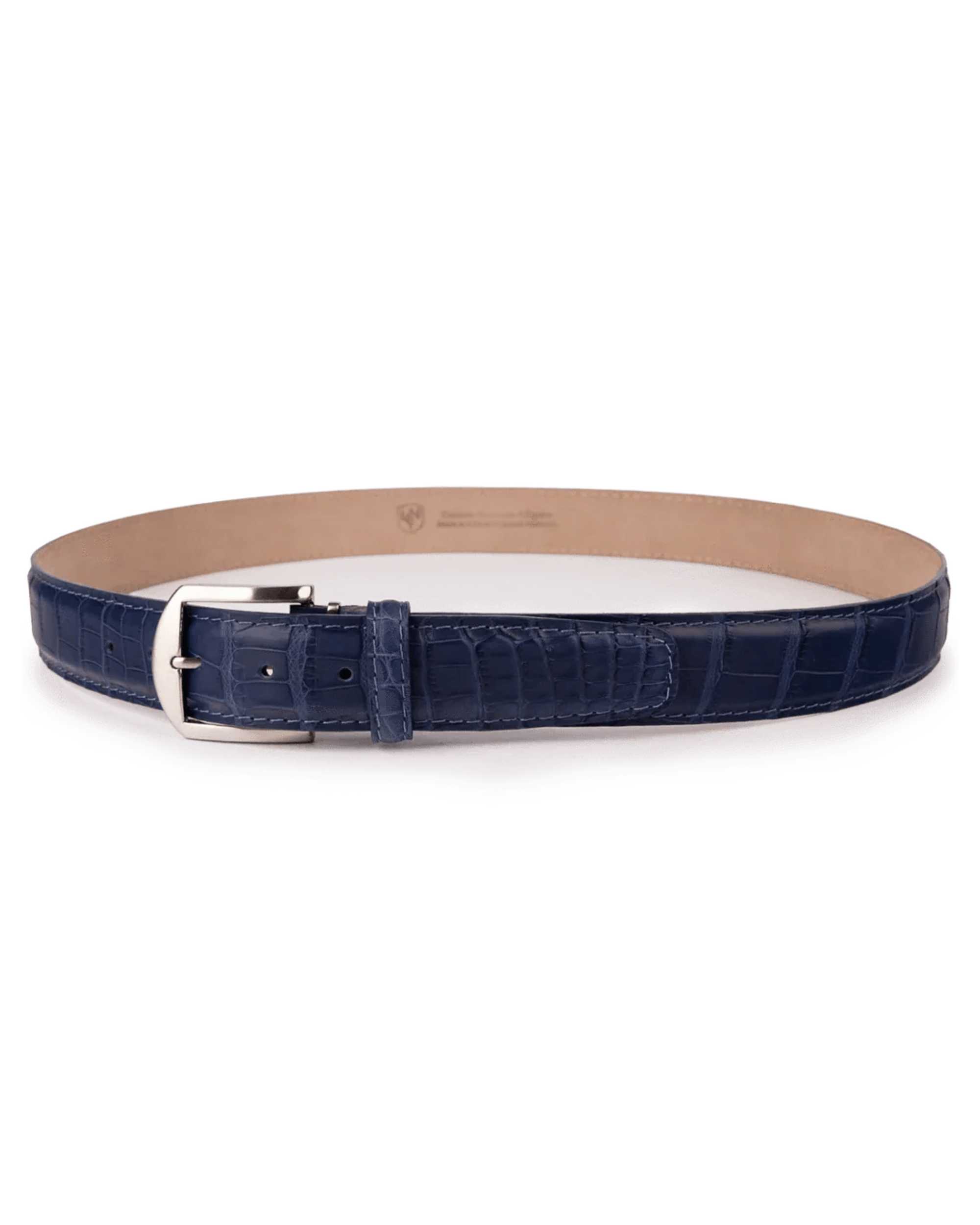 The Luxe Group (LEN) Belt NEW BLUE / 40MM American Alligator in New Blue