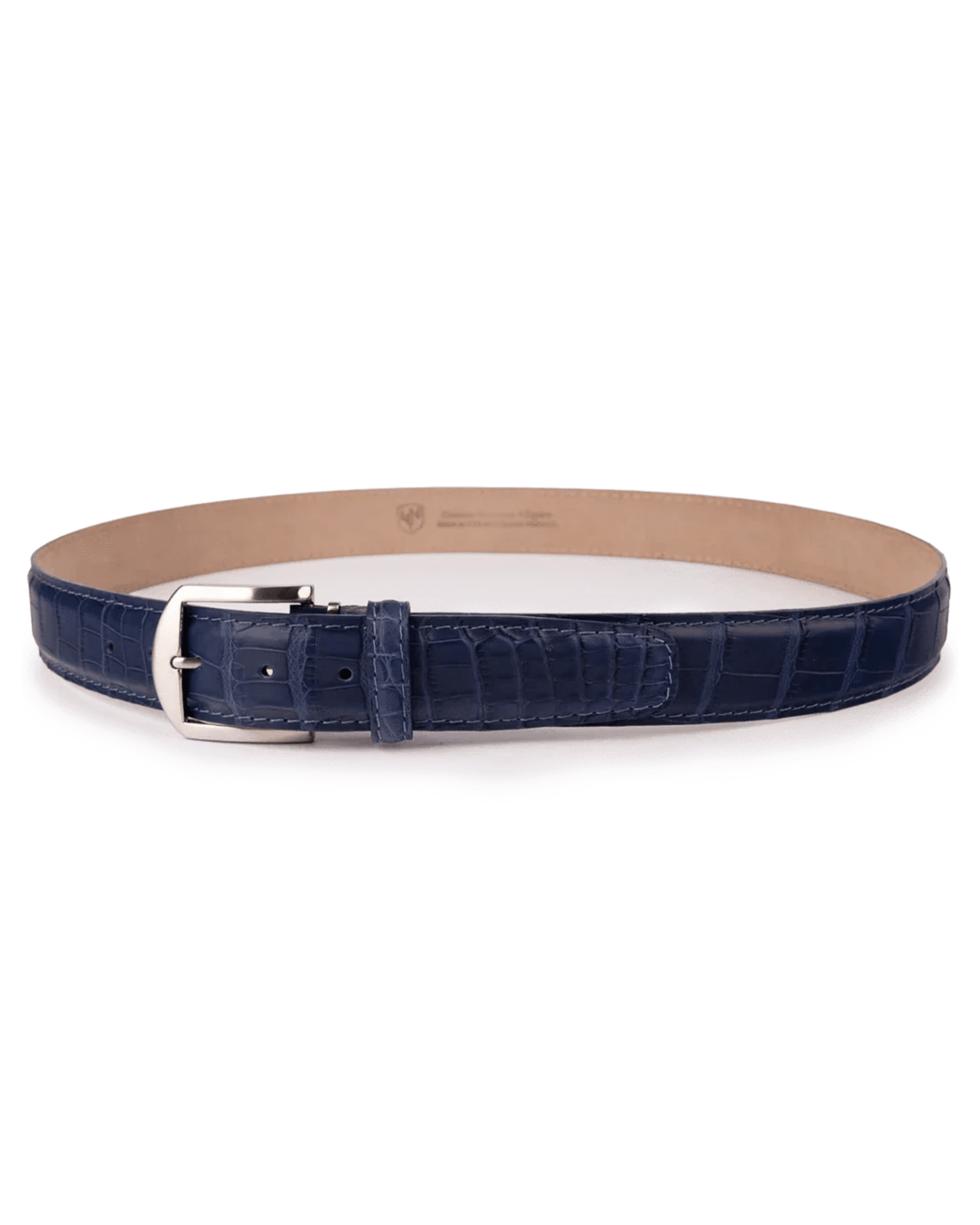 The Luxe Group (LEN) Belt NEW BLUE / 40MM American Alligator in New Blue