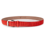 The Luxe Group (LEN) Belt RED / 40MM Caiman Crocodile - Red