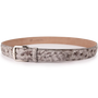 The Luxe Group (LEN) Belt SMOKE / 40MM Genuine Ostrich in Smoke