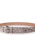 The Luxe Group (LEN) Belt SMOKE / 40MM Genuine Ostrich in Smoke