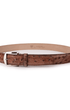 The Luxe Group (LEN) Belt TOBACCO / 40MM Genuine Ostrich in Tobacco