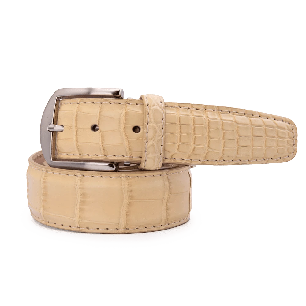 The Luxe Group (LEN) BUTTER / 40MM American Matte Alligator - Butter