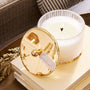 The Thymes Home FROSTED / OS Frasier Fir Gilded Frosted Wood Grain Candle