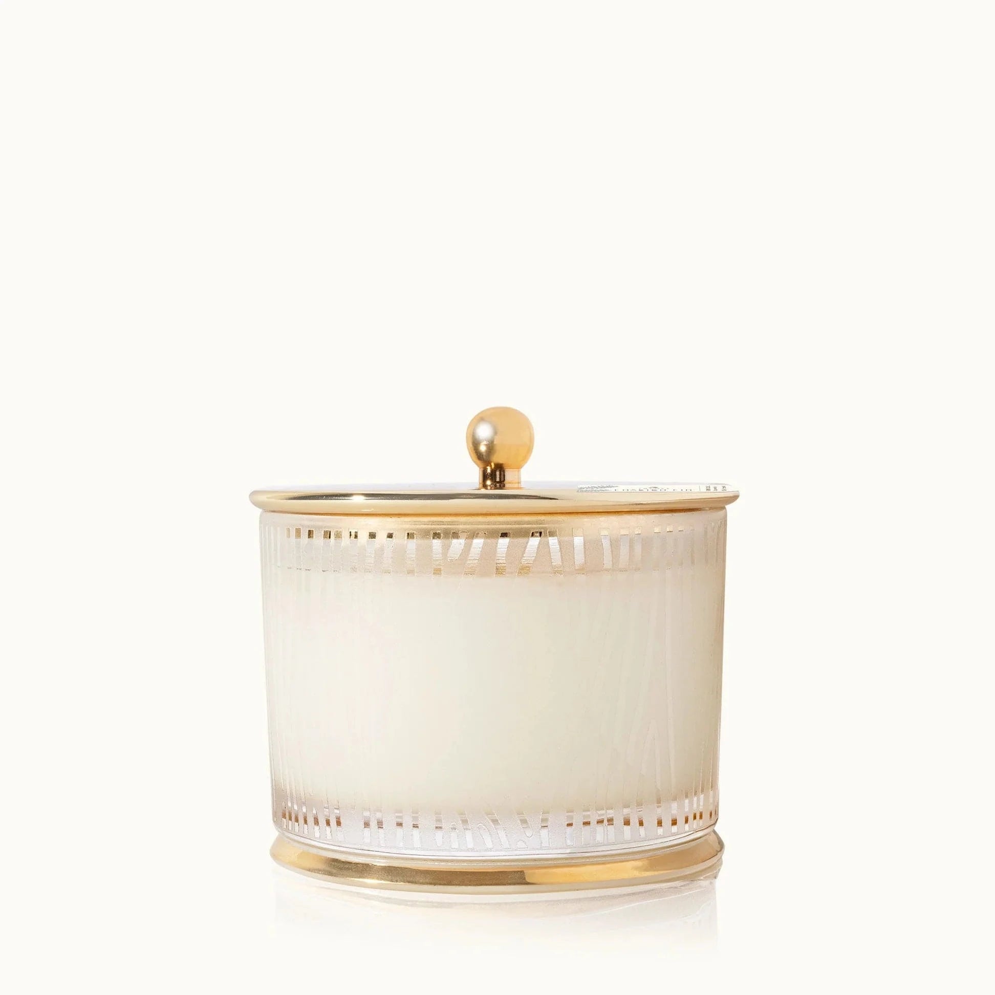 The Thymes Home FROSTED / OS Frasier Fir Gilded Frosted Wood Grain Candle