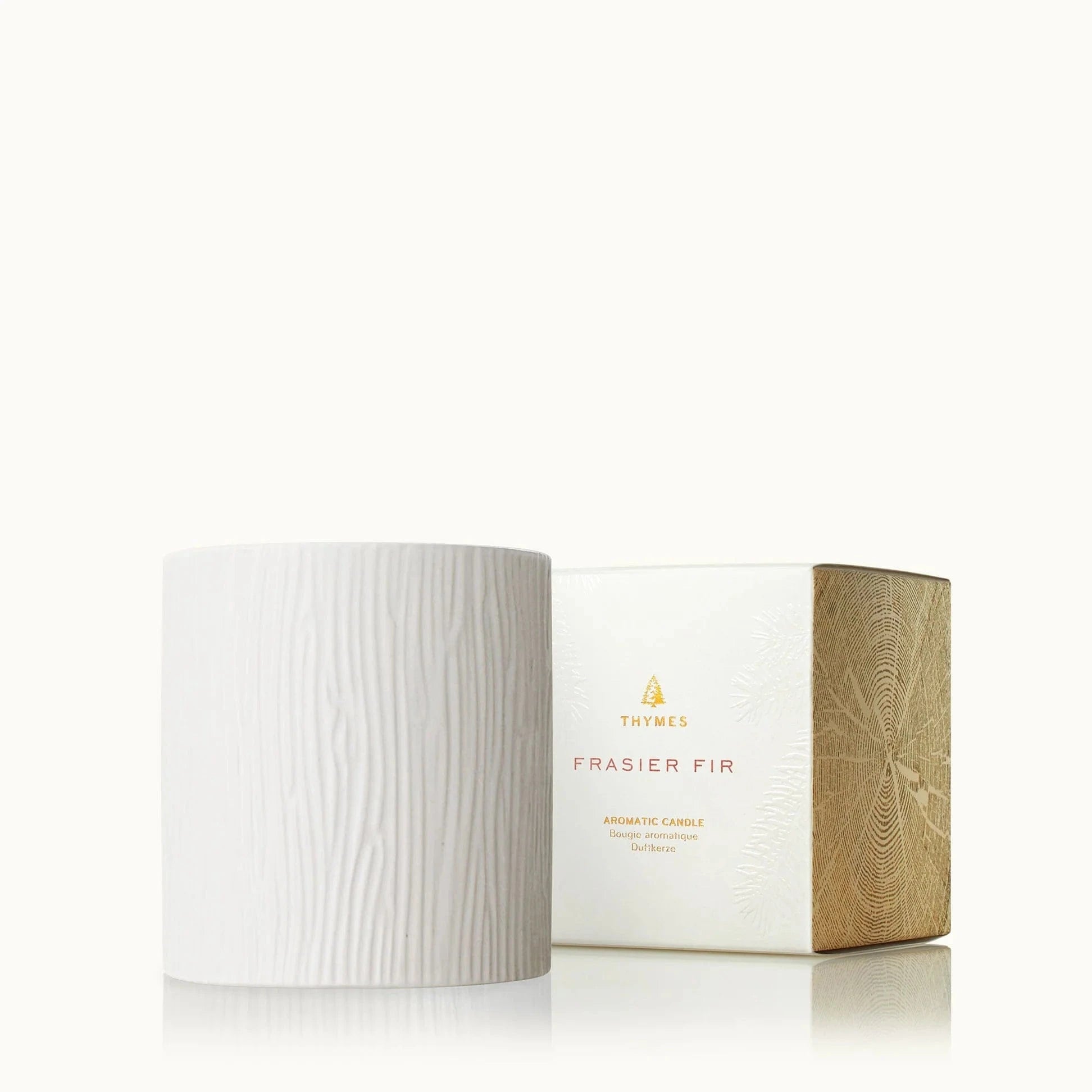 The Thymes Home WHITE / OS Frasier Fir Ceramic Medium Candle