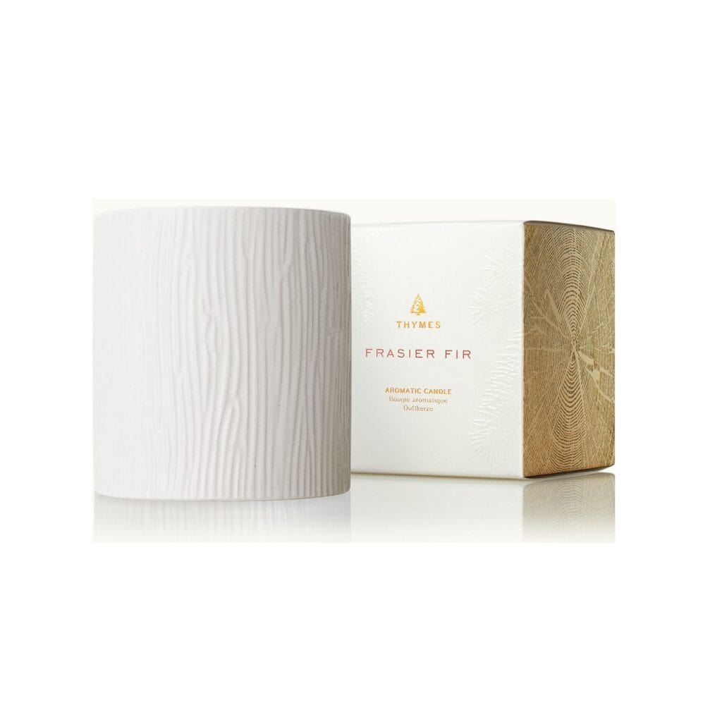 Thymes Home Frasier Fir Ceramic Medium Candle