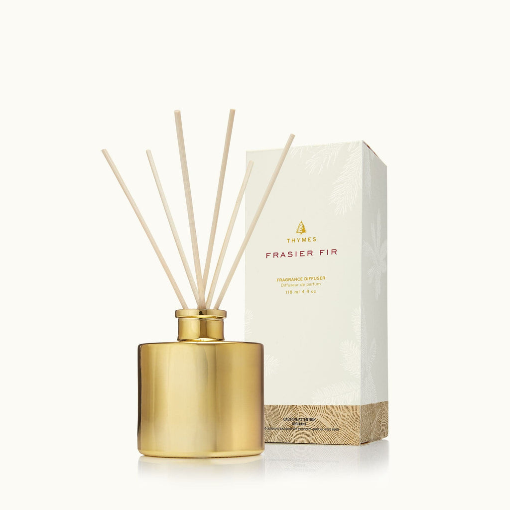 Thymes Home Frasier Fir Petite Gold Reed Diffuser