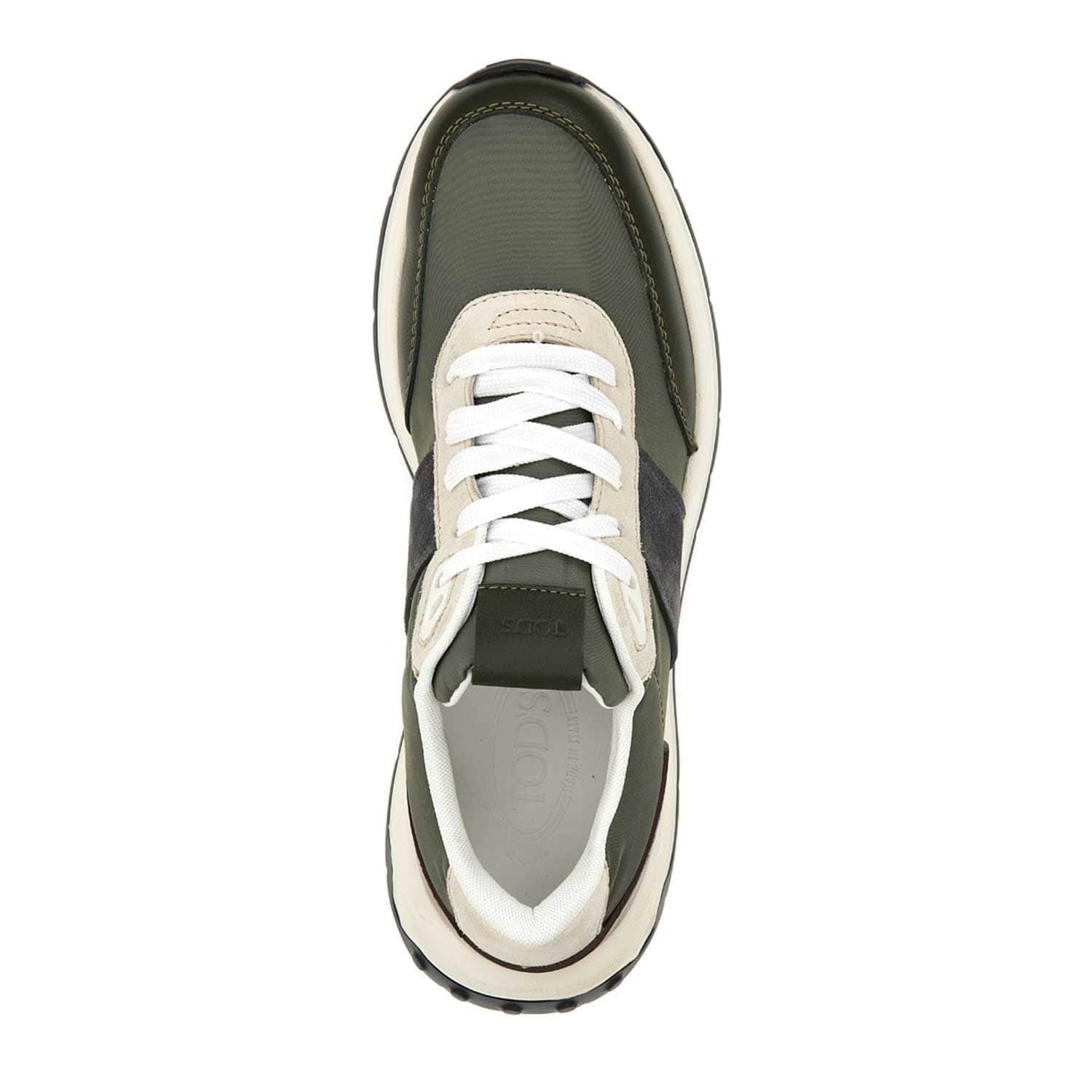Tod's Shoes Suede and Leather Sneaker