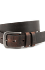 Torino Leather Company Belt Brown Distressed Waxed Leather Belt