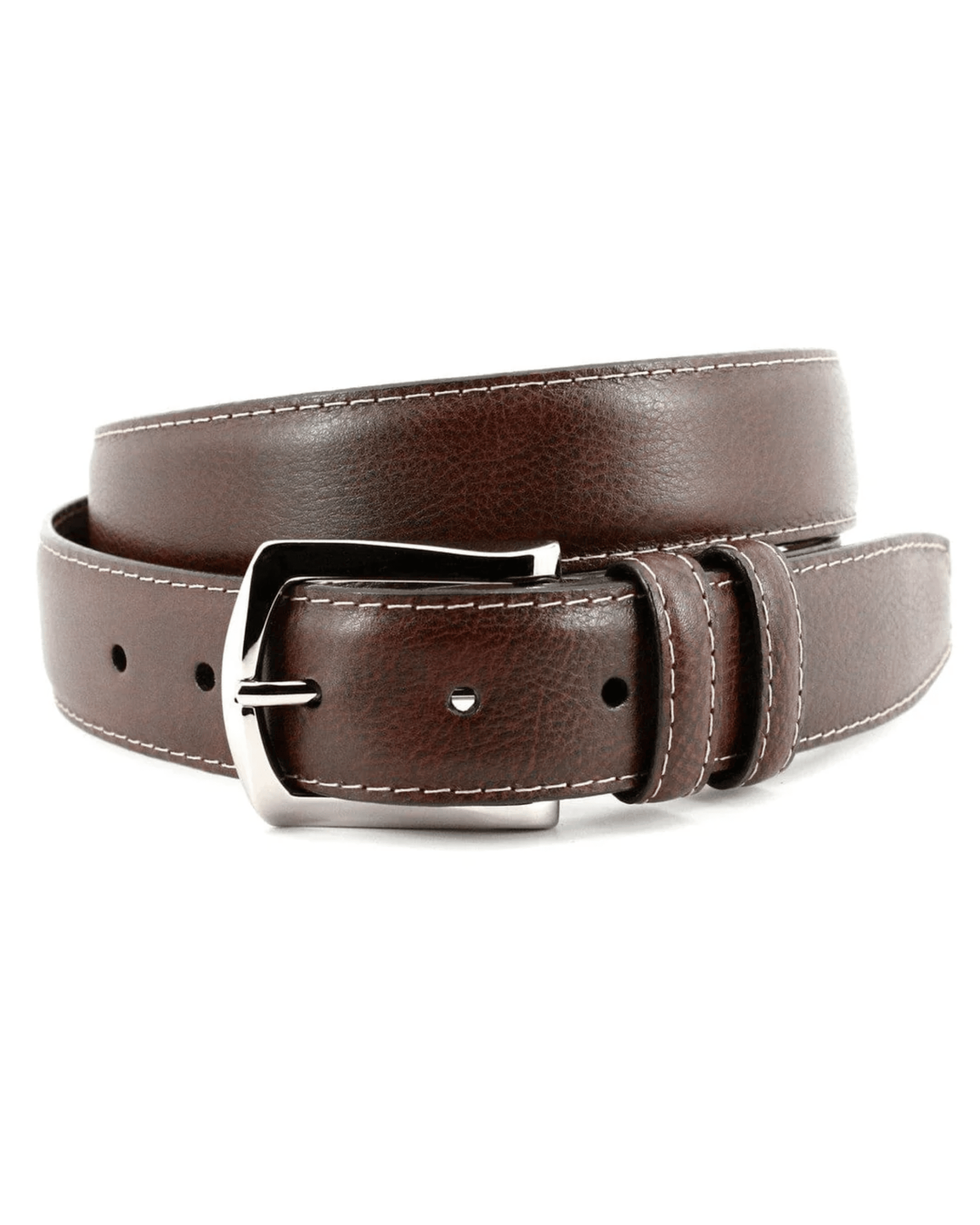 Torino Leather Company Belt Italian Soft Calfskin Belt in Brown