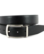 Torino Leather Company Belt Reversible Veal Belt in Black and Cognac