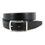 Torino Leather Company Belt Reversible Veal Belt in Black and Cognac