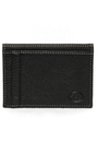 Torino Leather Company Wallets BLACK Tumbled Glove Leather Card Wallet