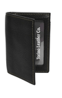 Torino Leather Company Wallets BLACK Tumbled Glove Leather Gusseted Card Case
