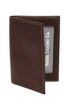 Torino Leather Company Wallets BROWN Tumbled Glove Leather Gusseted Card Wallet