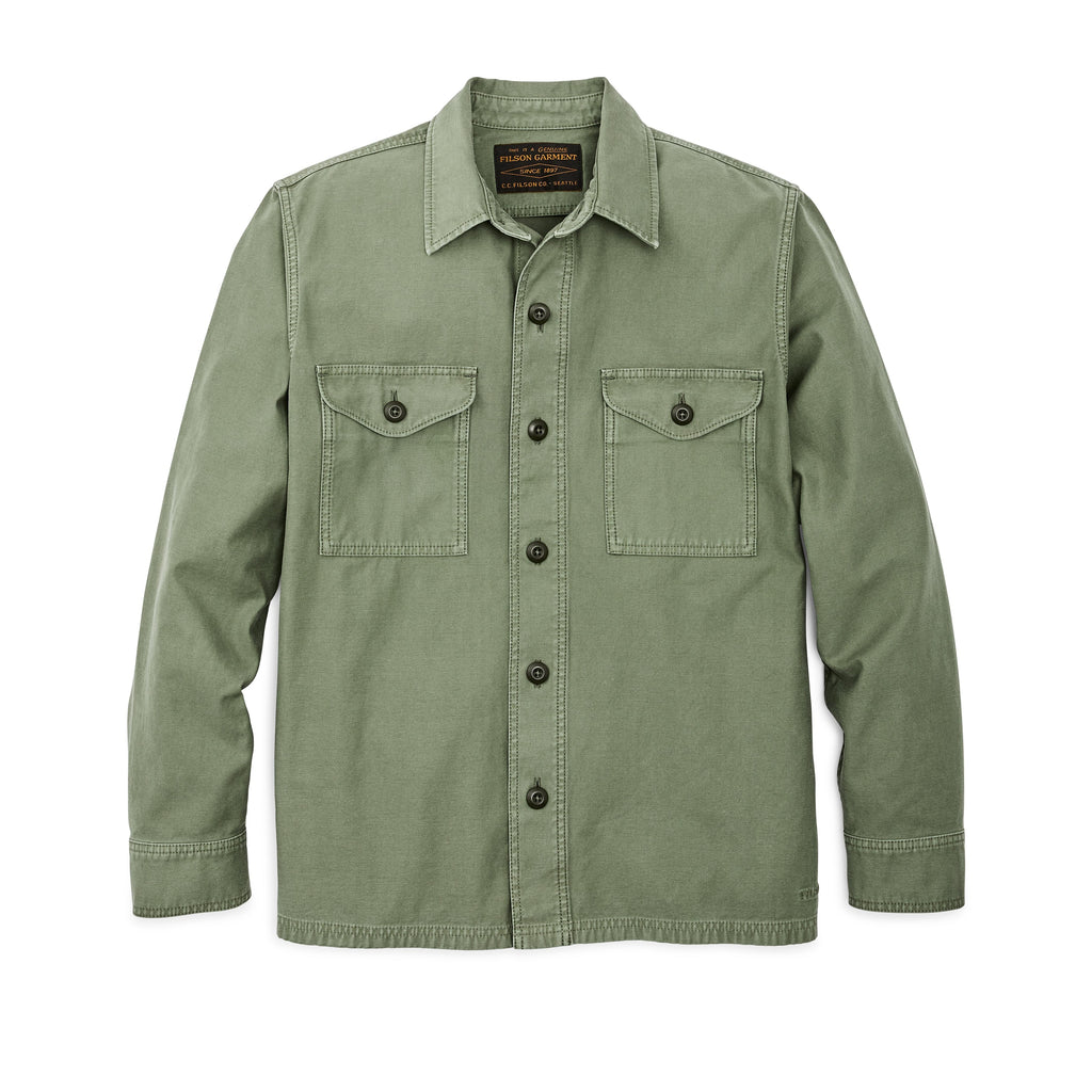 Field Jac Shirt- Washed Fatigue Green