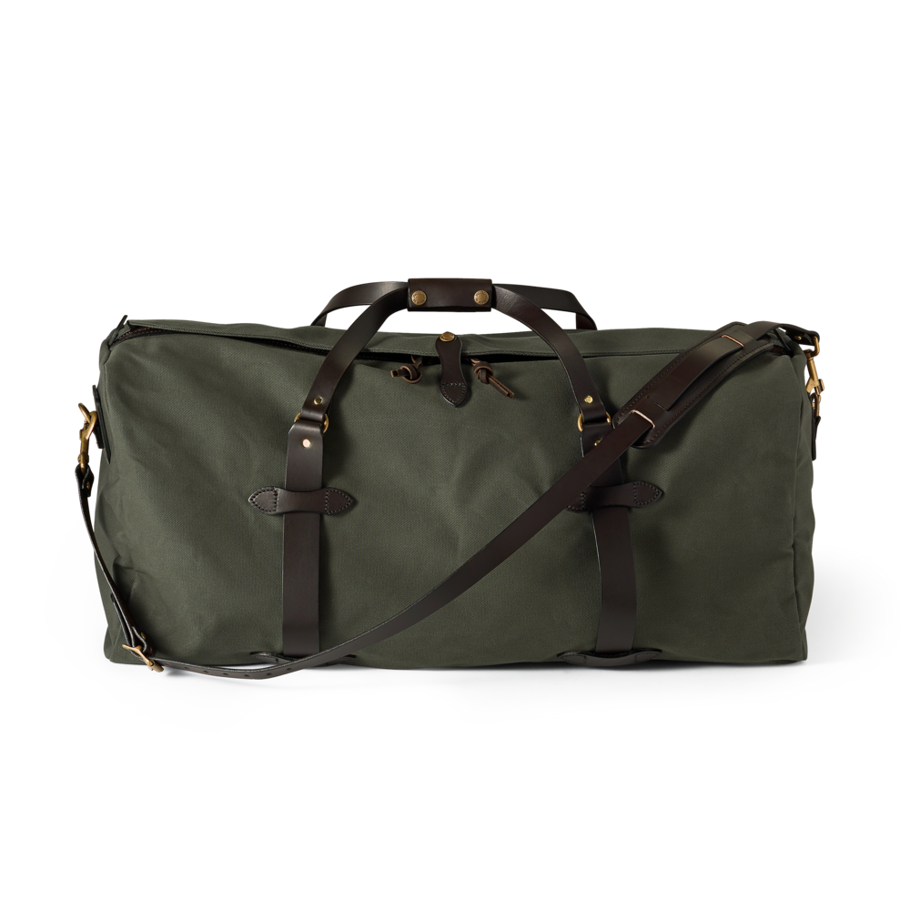 Large Rugged Twill Duffel- Otter Green