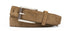 W. Kleinberg Leathergoods Belt WHISKEY / 34 Suede Belt with Nickel Roller Buckle
