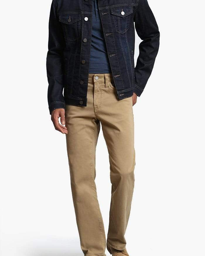 34 Heritage 5-Pockets Charisma Relaxed Straight in Khaki Twill