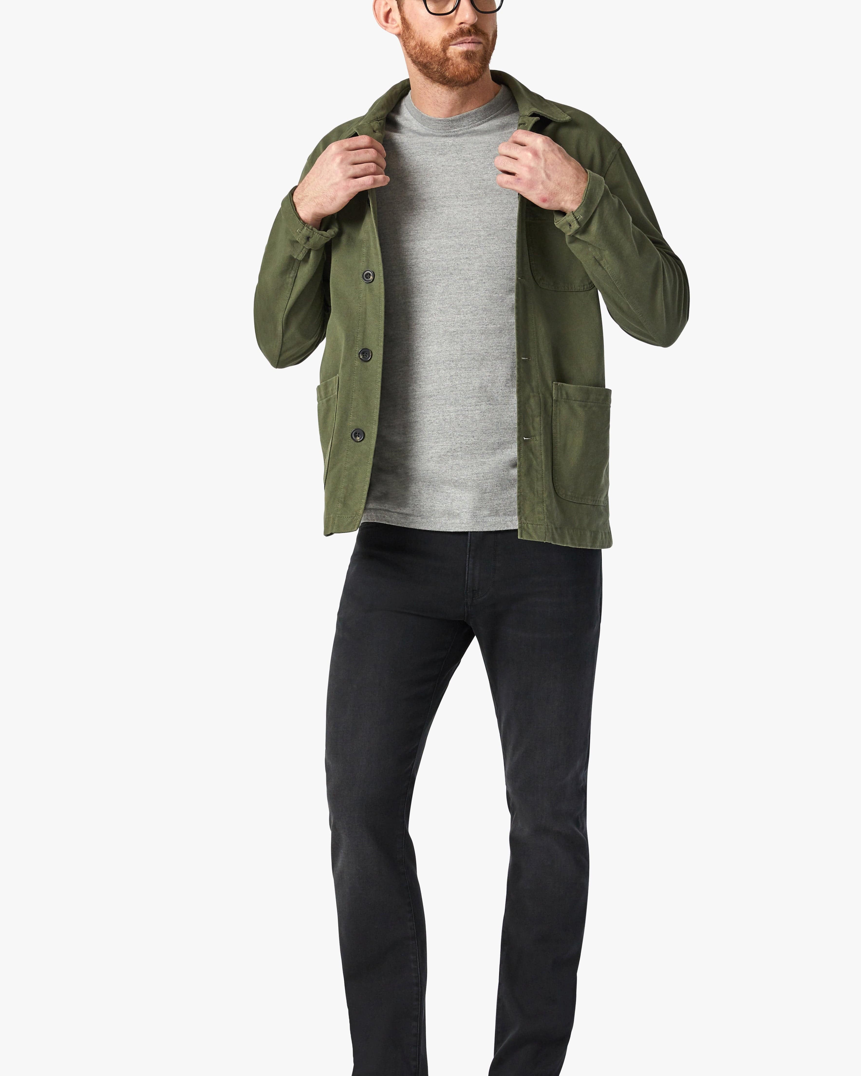 34 Heritage 5-Pockets Charisma Relaxed Straight in Navy Twill
