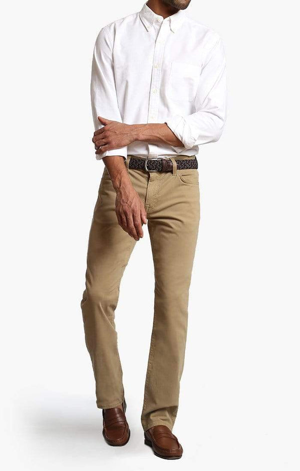 34 Heritage 5-Pockets Courage Straight Leg in Khaki Twill