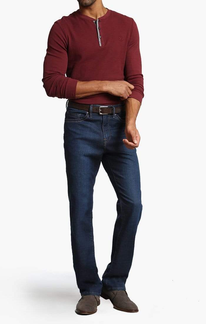34 Heritage Denim Charisma Relaxed Straight in Dark Cashmere