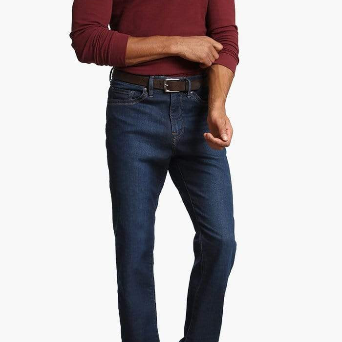34 Heritage Denim Charisma Relaxed Straight in Dark Cashmere