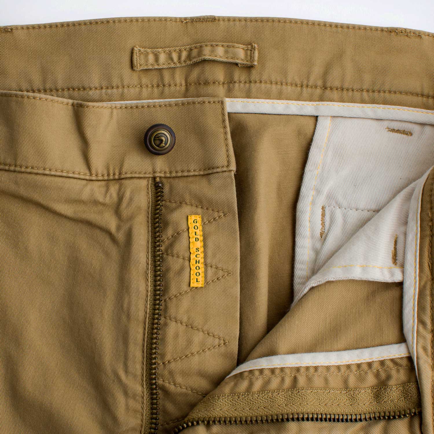 Duck Head Trousers Gold School Chino Dark Khaki
