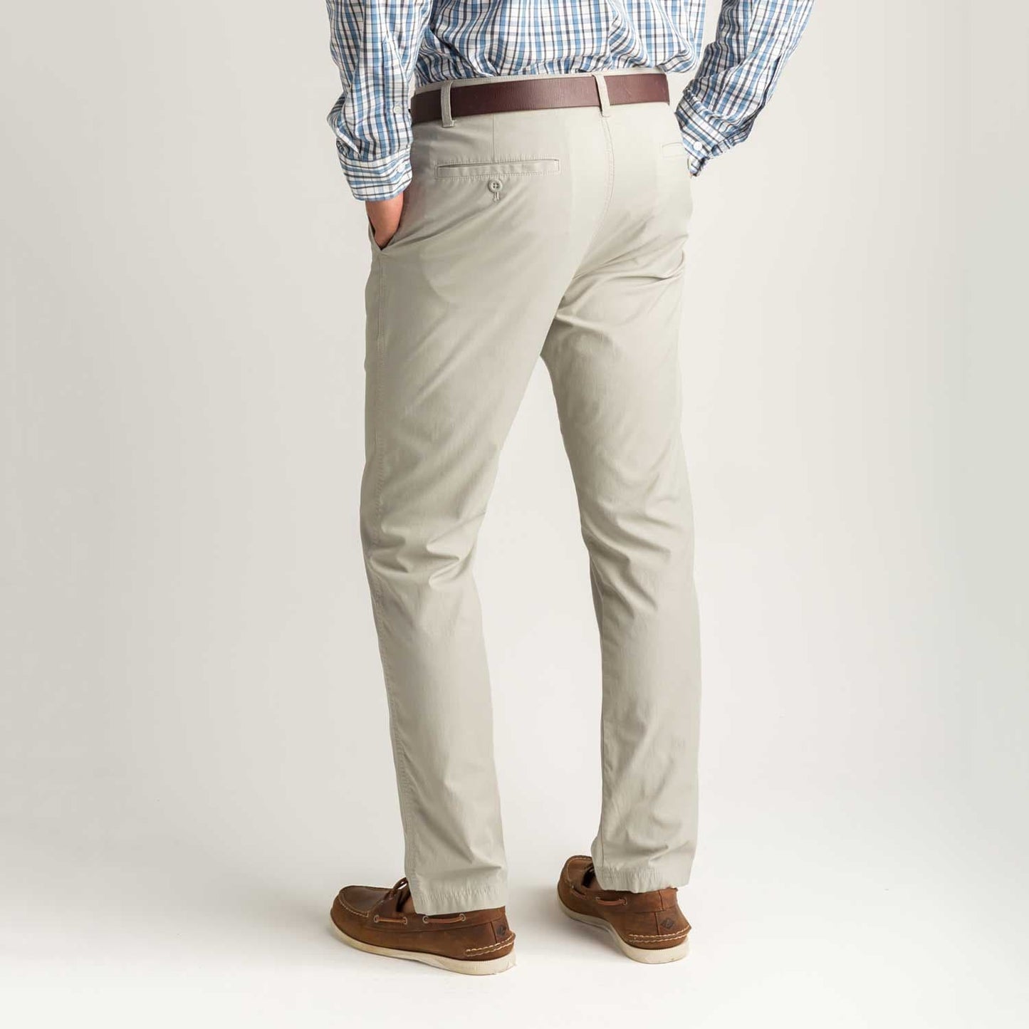 Duck Head Trousers Harbor Performance Chino- Limestone Gray
