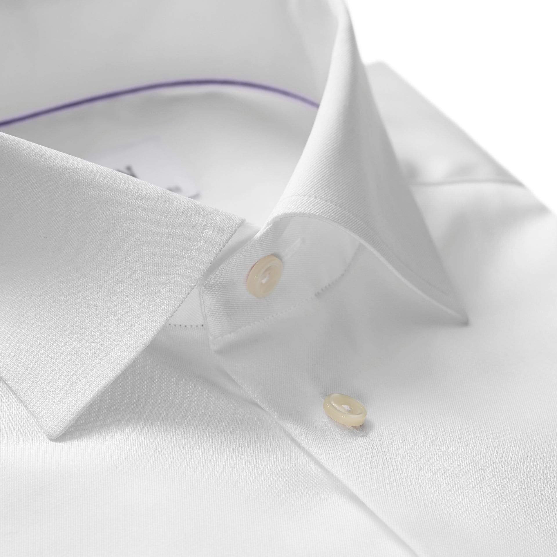 Eton Dress Shirts Contemporary Fit White Signature Twill