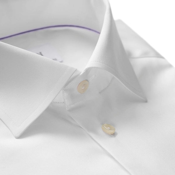 Eton Dress Shirts Contemporary Fit White Signature Twill