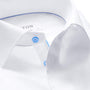 Eton Dress Shirts Contemporary Fit White Twill w/Blue Detail