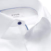 Eton Dress Shirts Contemporary Fit White Twill w/ Navy Detail