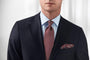 Eton Dress Shirts Slim Fit Light Blue Textured Twill