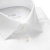 Eton Dress Shirts Slim Fit White Textured Twill