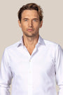 Eton Dress Shirts Slim Fit White Textured Twill