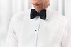 Eton Formal Wear Contemporary Fit Piqué Black Tie Shirt