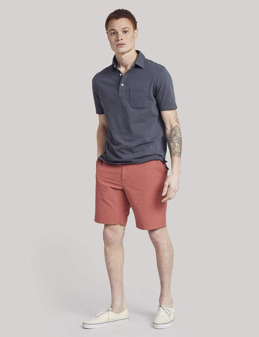 Faherty Polos Sunwashed Polo- Navy